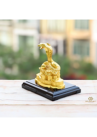 Tượng Rắn phong thủy mạ vàng - Linh vật cho người tuổi Tỵ
