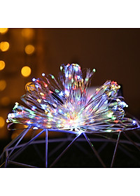 Dây đèn led đom đóm trang trí pin không nháy tiểu dây bóng đèn fairy light cao cấp, tinh tế sang trọng decor phòng, du lịch, lều trại, luôn sáng - Chính hãng DEHA