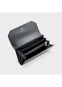 Ví Yuumy ( Thời trang nữ nắp gập kiểu cầm tay dáng dài - Ví da Seasand YV76 )