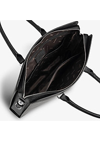 Túi Xách, Cặp Thời Trang Nam Khóa Số Cao Cấp Da Bò Mill CTS12 Đen