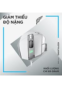Chuột game có dây Logitech G502 X  – switch LIGHTFORCE hybrid, Cảm biến Hero 25K, 13 nút macro, tương thích Windows/Mac OS - Hàng chính hãng