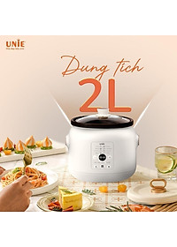 Nồi kho hầm chuyên dụng UNIE USC208, Dung tích 2L, 8 chức năng kho hầm, Lòng nồi gốm Ceramic cao cấp, thiết kế bắt mắt- HÀNG CHÍNH HÃNG 