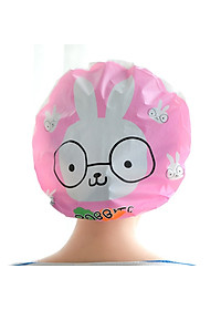 Mũ nilon trùm đầu khi tắm, làm tóc, hình thú ngộ ngĩnh ( Màu ngẫu nhiên )