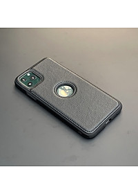 Ốp lưng da cao cấp dành cho iPhone 11 Pro - Màu đen