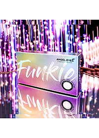 Kính áp tròng xám tây tự nhiên Funkie thương hiệu Angel Eyes đường kính nhỏ có độ từ 0 đến 8