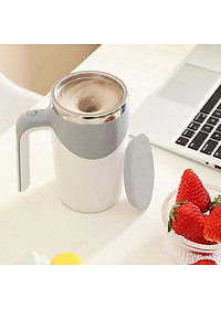 Cốc Khuấy Tự Động Pha Cafe, Sữa, Cốc Khuấy Tự Động 380ml Dùng Pin Lõi Inox 304 Không Rỉ Giữ Nhiệt Tốt - HÀNG CHÍNH HÃNG MINIIN