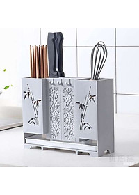 Kệ cắm dao, đũa, muỗng bằng nhựa hình trúc xinh - HENRYSA