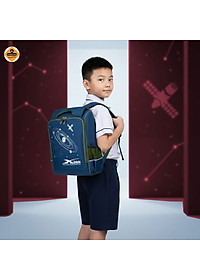 Balo học sinh chống gù Xbags Universe – Balo đi học cấp 1 cao cấp chống nước, nhiều ngăn cho bé năng động XB3104