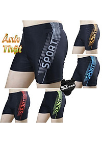 Quần Bơi Nam Dáng Đùi Chất Vải Co Giãn Form Ôm Body SZone SQB105