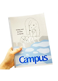 Vở Polar Bear - B5 Kẻ Ngang Có Chấm 80 Trang ĐL 70g/m2 - Campus NB-BPBE80 (Mẫu Màu Giao Ngẫu Nhiên)