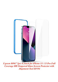 Ugreen UG80967SP194TK 2pcs 6.1 inch Miếng dán cường lực dành cho iphone 13 / 13 Pro - 2 miếng - HÀNG CHÍNH HÃNG