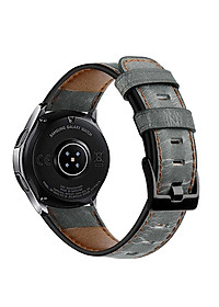 Dây da đồng hồ 22mm dành cho Huawei GT/ GT2 Honor Magic - chốt thông minh