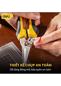 Kìm Cắt Đa Năng Deli Cao Cấp Kích Thước 8inch - Chất Liệu Chống Mòn, Gỉ - Sử Dụng Được Trên Nhiều Vật Liệu - DL2908