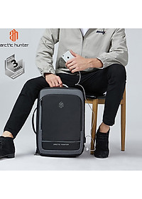 Balo laptop Arctic Hunter B00227 chất liệu oxford chống nước, khóa mở rộng như vali, cổng kết nối USB