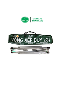 KHUNG VÕNG XẾP DUY LỢI THÉP - CỠ NHỎ (KHÔNG BAO GỒM VÕNG LƯỚI) - TẶNG 10 MÓC ÁO KÉP NHỰA CAO CẤP DUY LỢI