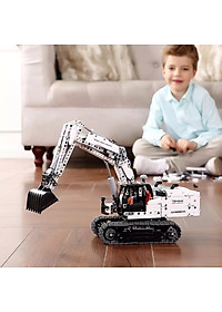 Xiaomi Onebot Engineering Excavator Building Blocks Toy Kids Gift Crawler Simulation console Bàn điều khiển mô phỏng Truyền động cơ khí 900+ bộ phận