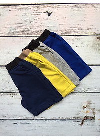 Combo 3 quần short trẻ em từ 10-30kg - Cotton thiên nhiên - 3 màu ngẫu nhiên