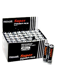 HỘP PIN MAXELL 40 VIÊN  AAA TEM BẠC - HÀNG CHÍNH HÃNG