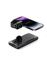 Pin Dự Phòng Mazer MagAir14 DUO Ma.gS.afe 15W + sạc được cho Apple Watch (10.000mAh) - hàng chính hãng