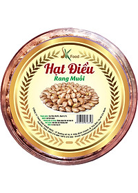 HẠT ĐIỀU VỎ LỤA RANG MUỐI XẾP HPA CAO CẤP THƯƠNG HIỆU SK FOOD - 1KG 2 HỘP