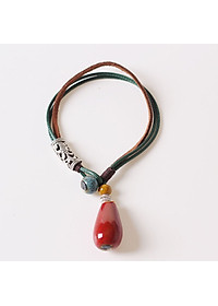 Vòng tay gốm thời trang Vintage dễ thương giọt nước VGOM51