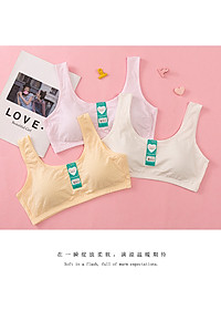 Áo Lót Nữ Học Sinh Ba Lỗ Cotton Thông Hơi Mút Liền 1376 – Êm Ái, Thoáng Mát