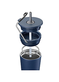 Nơi bán Bình giữ nhiệt có ống hút Lock&Lock Bucket Tumbler with Straw LHC4268NVY - Màu