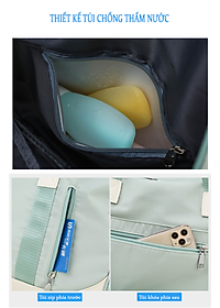 Túi Xách Du Lịch Đa Năng Cao Cấp Teement, Có Ngăn Đựng Giày Riêng Biệt, Ngăn Chống Thấm Nước - Hàng Chính Hãng