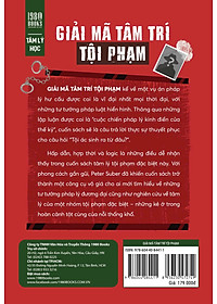 Sách Giải Mã Tâm Trí Tội Phạm