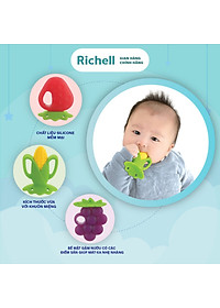 Gặm nướu silicone cho bé Richell Nhật Bản | Baby
