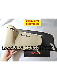 Thảm Taplo Da Xe KIA SONET 2022-23 Mẫu Da Vân Carbon Cao Cấp