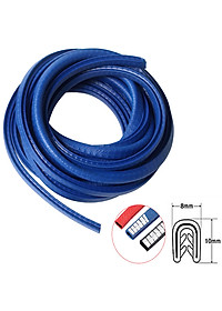 Gioăng cao su, nẹp viền cửa chữ U lõi thép PHUS chống va đập, cách âm, chống ồn cao cấp dài 5m