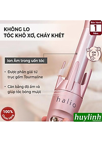 Máy uốn – duỗi – tạo kiểu tóc ion âm Halio Auto Rotating Hair Curler – Hàng chính hãng