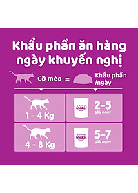 Hộp 12 Gói Pate Cho Mèo Lớn Vị Cá Biển Whiskas Adult 80g