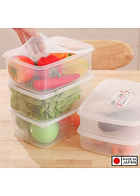 Bộ 03 hộp thực phẩm chữ nhật Nakaya 2000ml hàng nội địa Nhật Bản K.151#