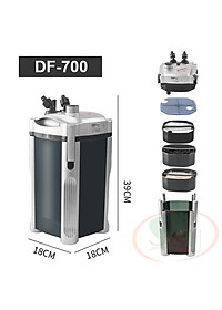 Lọc thùng Atman DF 500, 700, 1000, 1300 canister filter lọc ngoài bể cá tép thủy sinh