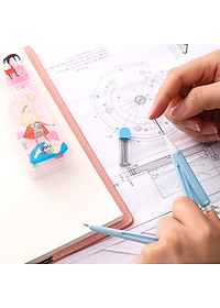 Compa Deli, Hồng/Xanh - 1 Hộp - E8622