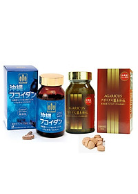 Combo Viên Uống Okinawa Và Viên Thể Nấm Agaricus Mycelia Của Kanehide Bio Nhật Bản Phòng Và Hỗ Trợ Điều Trị Ung Thư, Nâng Cao Đề Kháng, Hệ Miễn Dịch Cho Cơ Thể.