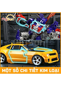 Đồ chơi mô hình xe ô tô biến hình robot người máy Transformer Optimus Prime, Bumblebee MySun