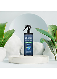 CHAI XỊT NANO BẠC DIỆT KHUẨN KHỬ MÙI NANO XPURE AHT CORP 500ML-NƯỚC RỬA TAY KHÔ XỊT KHỬ MÙI VỆ SINH CƠ THỂ