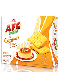 Bánh Dinh Dưỡng AFC Vị Caramel Flan Mỏng Giòn
