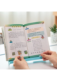 Giá đọc sách chống cận thị bằng nhựa Deli - màu trắng /hồng/xanh dương- 70530 / 70530A