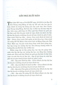 Hỏi - Đáp Môn Kinh Tế Chính Trị Mác - Lênin (Dùng cho bậc đại học hệ chuyên và không chuyên lý luận chính trị)