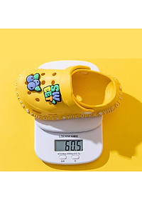 Dép sục cho bé trai bé gái 2 - 4 tuổi siêu nhẹ Chark Bear kháng khuẩn đế chống trơn đi nước đi mưa mùa hè D43