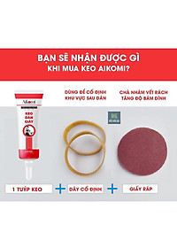 Keo dán giày Nhật Bản trong suốt siêu dính Akomi 60ml