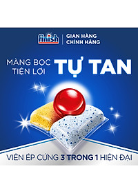 Combo 4 túi Viên Rửa Chén Bát Finish Powerball Quantum 21 viên