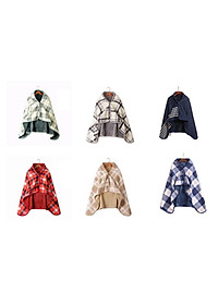 Chăn ấm văn phòng, chăn khóa lười khăn choàng; Chăn khăn choàng chăn gối văn phòng nghỉ trưa hấp thụ nhiệt