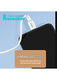 Dây cáp sạc nhanh Rockspace Z18 dành cho iphone, chuẩn PD 20W, ổn định, không nóng máy - Hàng chính hãng