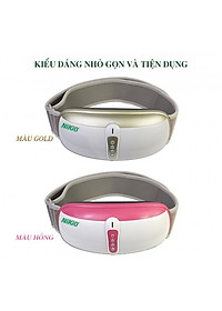 Đai (Máy) Massage Bụng Nikio NK-169AC - Công Nghệ Rung Lắc Kết Hợp Bi Độ Xoay 360 Dây Ấn Thế Hệ Mới, Mát Xa Thư Giãn, Làm Săn Chắc Cơ Bụng Nhanh - Vỏ Nhựa Bền Bĩ