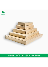 MD41 - 35x25x5 cm - 25 Thùng hộp carton trơn đóng hàng